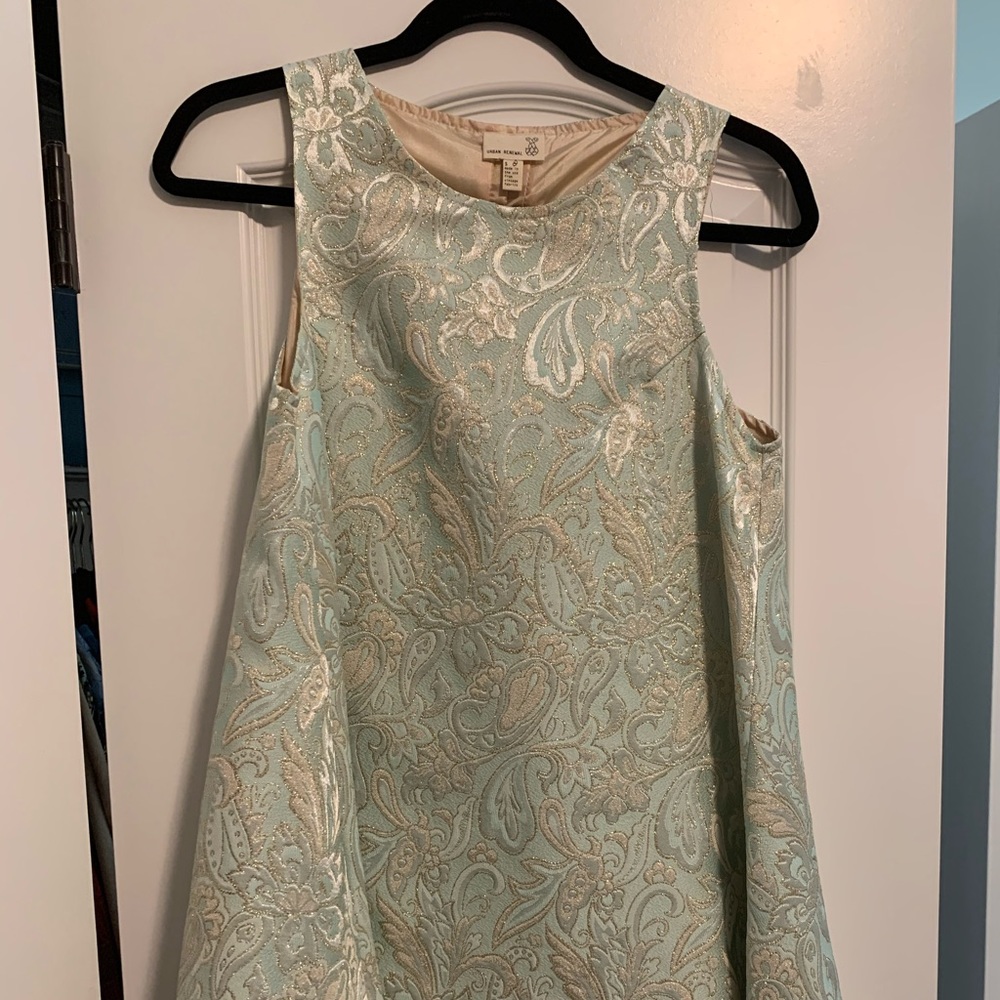 Mint paisley dress
